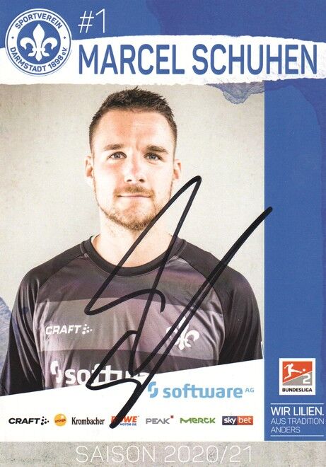 Autogramm Fussball | SV Darmstadt 98 | 2020 | Marcel SCHUHEN
