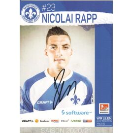 Autogramm Fussball | SV Darmstadt 98 | 2020 | Nicolai RAPP