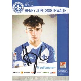 Autogramm Fussball | SV Darmstadt 98 | 2020 | Henry Jon CROSTHWAITE