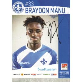 Autogramm Fussball | SV Darmstadt 98 | 2020 | Braydon MANU