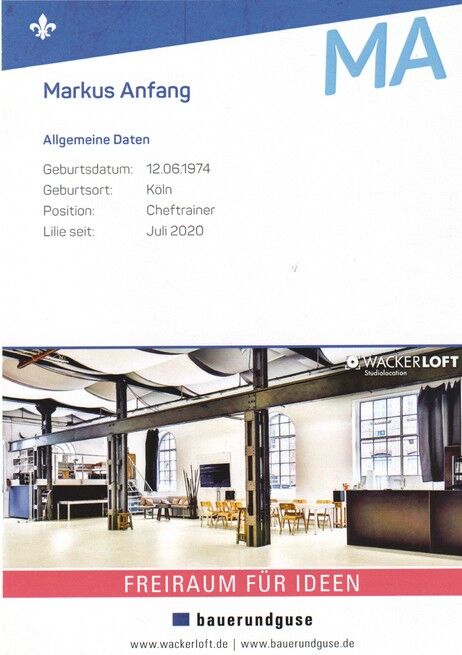 Autogramm Fussball | SV Darmstadt 98 | 2020 | Markus ANFANG