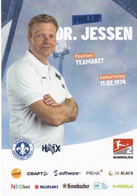 Autogramm Fussball | SV Darmstadt 98 | 2024 | Phillip JESSEN