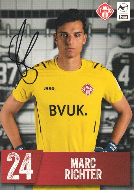 Autogramm Fussball | Würzburger Kickers | 2021 | Marc RICHTER