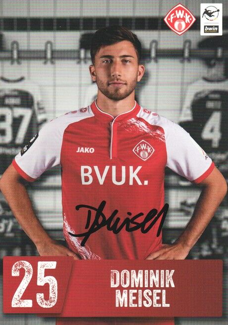 Autogramm Fussball | Würzburger Kickers | 2021 | Dominik MEISEL
