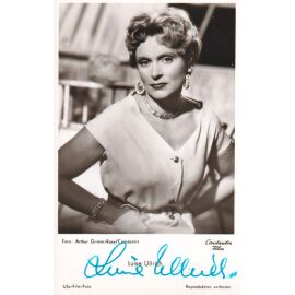 Autogramm Film | Luise ULLRICH | 1954 "Ihre Grosse Prüfung" (Portrait SW UfA FK1358)