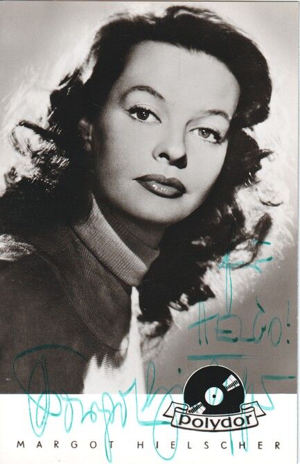 Autogramm Schauspieler | Margot HIELSCHER | 1950er (Portrait SW Polydor)