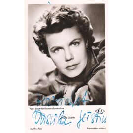 Autogramm Film | Ursula JUSTIN | 1954 "Geld Aus Der Luft" (Portrait SW UfA FK1001)