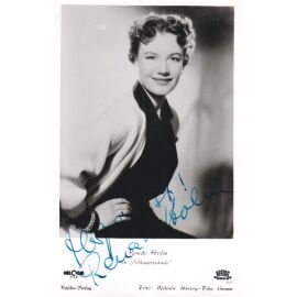 Autogramm Film / Klassik | Renate HOLM | 1953 "Schlagerparade" (Portrait SW Melodie)