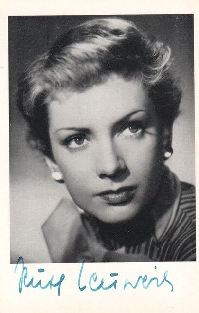 Autogramm Schauspieler | Ruth LEUWERIK | 1950er (Portrait SW)