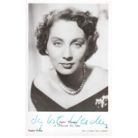 Autogramm Film | Sybil WERDEN | 1955 "Oberarzt Dr. Solm" (Portrait SW Kolibri) Grimm