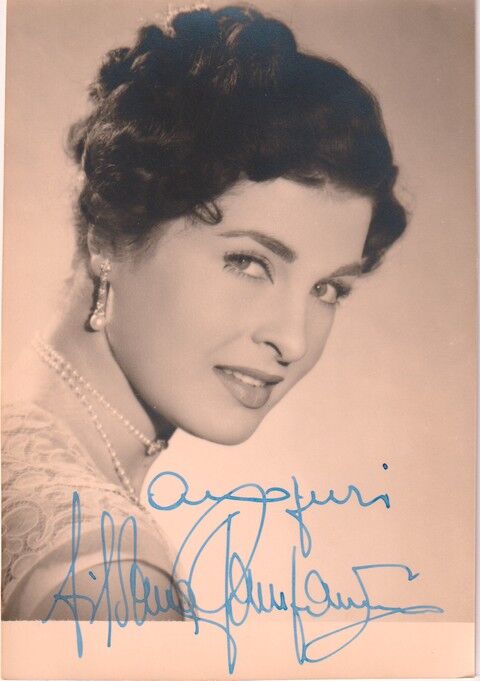 Autogramm Film / Model (IT) | Silvana PAMPANINI | 1950er (Portrait SW) Miss Italy