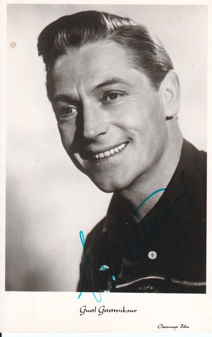 Autogramm Schauspieler | Gustl GSTETTENBAUR | 1950er (Portrait SW Ostermayr)