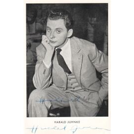 Autogramm Film | Harald JUHNKE | 1955 "Wie Werde Ich Filmstar" (Portrait SW Europa)