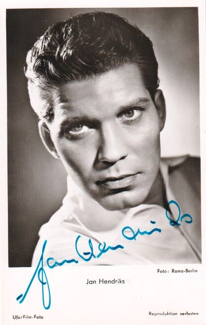 Autogramm Schauspieler | Jan HENDRIKS | 1950er (Portrait SW UfA FK293) Roma