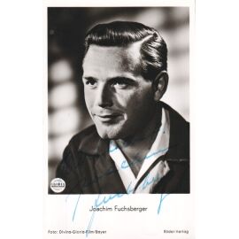 Autogramm Film | Joachim FUCHSBERGER | 1954 "08/15" (Portrait SW Rüdel) Gloria