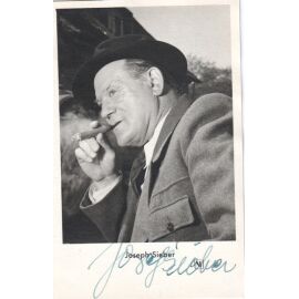 Autogramm Schauspieler | Josef SIEBER | 1950er (Portrait SW NF)