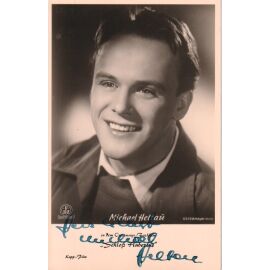 Autogramm Film | Michael HELTAU | 1954 "Schloss Hubertus" (Portrait SW FBZ)