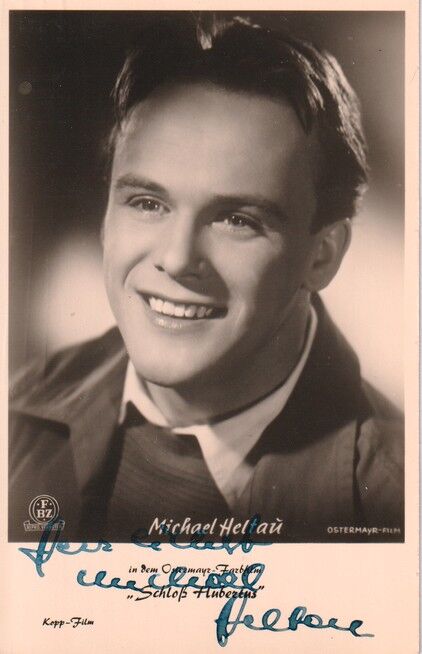 Autogramm Film | Michael HELTAU | 1954 "Schloss Hubertus" (Portrait SW FBZ)