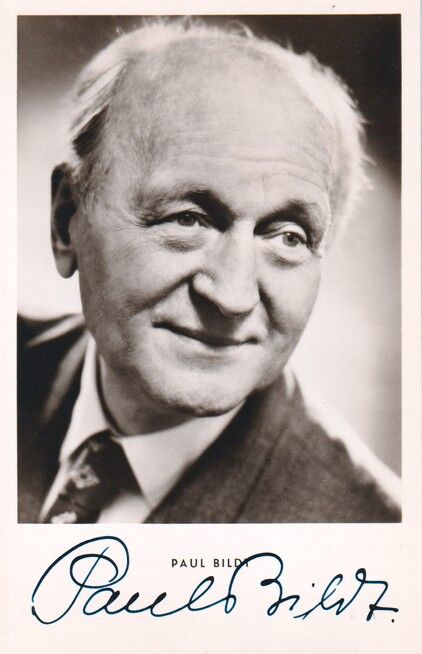Autogramm Schauspieler | Paul BILDT | 1950er (Portrait SW KuB) Saeger