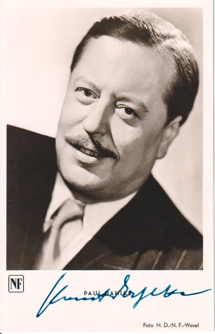 Autogramm Film | Paul DAHLKE | 1954 "Tolle Lola" (Portrait SW KuB) Wesel