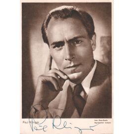 Autogramm Schauspieler | Paul KLINGER | 1950er (Portrait SW NVA) Gaza
