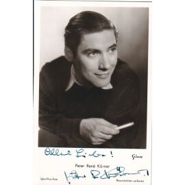 Autogramm Schauspieler | Peter Rene KÖRNER | 1950er (Portrait SW UfA FK916)