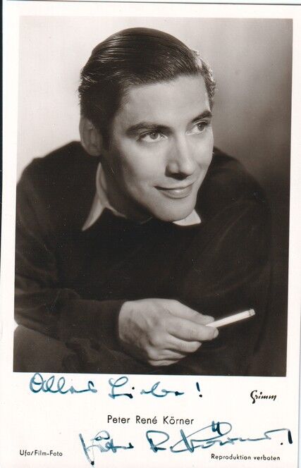 Autogramm Schauspieler | Peter Rene KÖRNER | 1950er (Portrait SW UfA FK916)