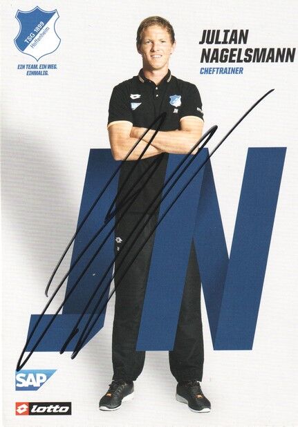 Autogramm Fussball | TSG 1899 Hoffenheim | 2017 | Julian NAGELSMANN