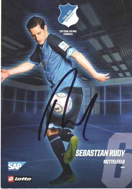 Autogramm Fussball | TSG 1899 Hoffenheim | 2016 | Sebastian RUDY