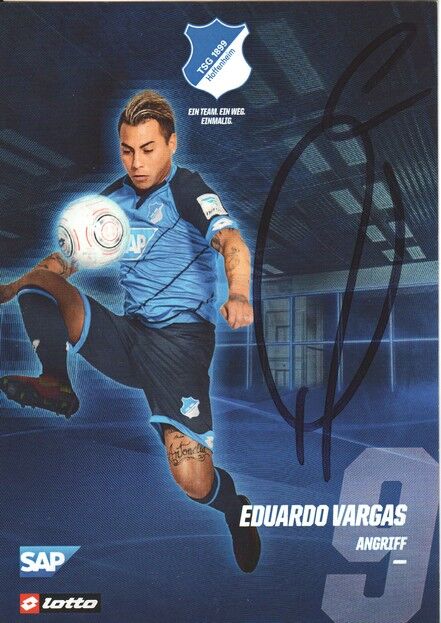 Autogramm Fussball | TSG 1899 Hoffenheim | 2016 | Eduardo VARGAS