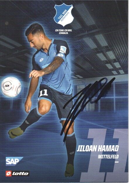 Autogramm Fussball | TSG 1899 Hoffenheim | 2016 | Jiloan HAMAD