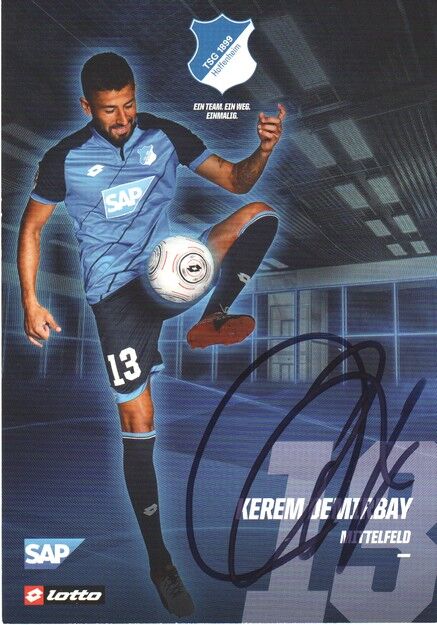 Autogramm Fussball | TSG 1899 Hoffenheim | 2016 | Kerem DEMIRBAY