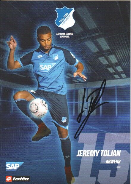Autogramm Fussball | TSG 1899 Hoffenheim | 2016 | Jeremy TOLJAN