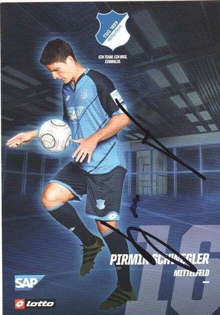 Autogramm Fussball | TSG 1899 Hoffenheim | 2016 | Pirmin SCHWEGLER