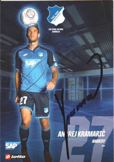 Autogramm Fussball | TSG 1899 Hoffenheim | 2016 | Andrej KRAMARIC