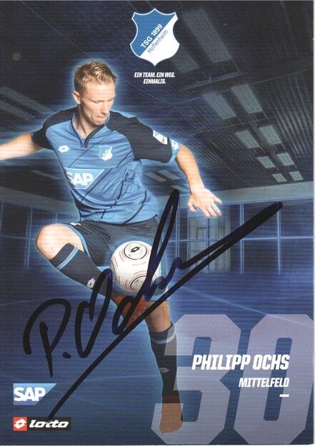 Autogramm Fussball | TSG 1899 Hoffenheim | 2016 | Philipp OCHS