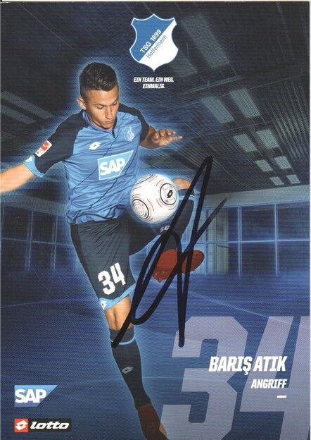Autogramm Fussball | TSG 1899 Hoffenheim | 2016 | Baris ATIK