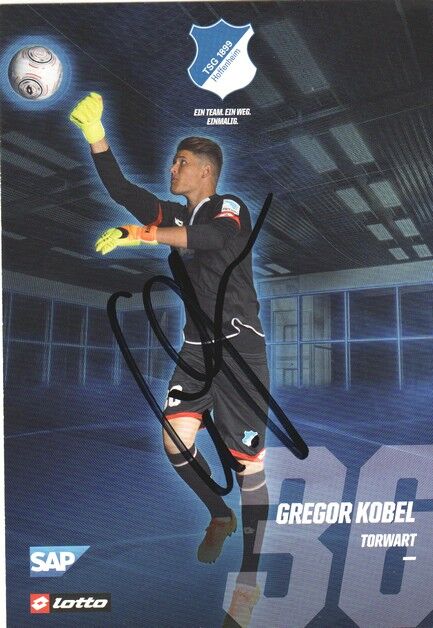 Autogramm Fussball | TSG 1899 Hoffenheim | 2016 | Gregor KOBEL