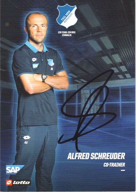 Autogramm Fussball | TSG 1899 Hoffenheim | 2016 | Alfred SCHREUDER