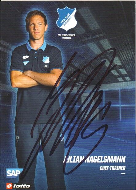 Autogramm Fussball | TSG 1899 Hoffenheim | 2016 | Julian NAGELSMANN
