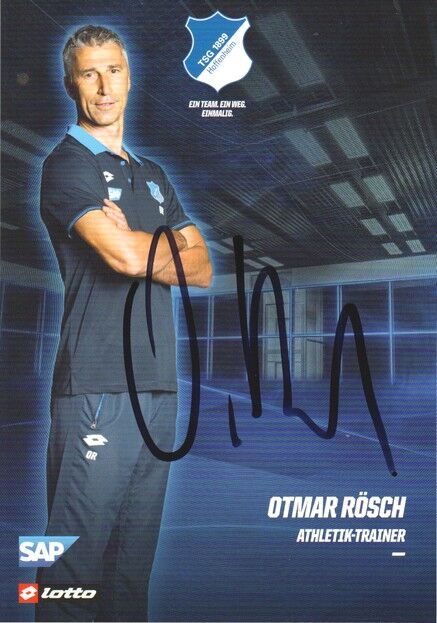 Autogramm Fussball | TSG 1899 Hoffenheim | 2016 | Otmar RÖSCH