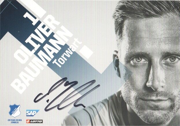 Autogramm Fussball | TSG 1899 Hoffenheim | 2018 | Oliver BAUMANN