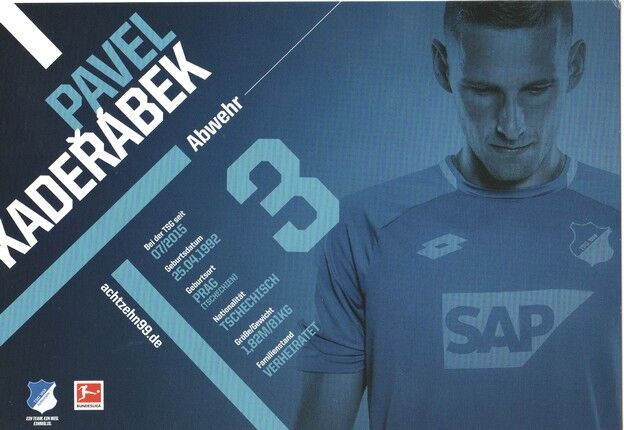 Autogramm Fussball | TSG 1899 Hoffenheim | 2018 | Pavel KADERABEK