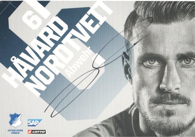 Autogramm Fussball | TSG 1899 Hoffenheim | 2018 | Havard NORDTVEIT