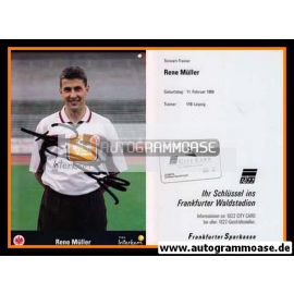 Autogramm Fussball | Eintracht Frankfurt | 1999 | Rene MÜLLER