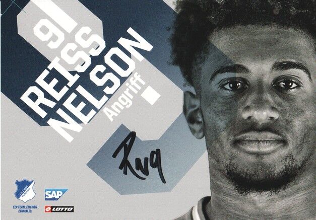Autogramm Fussball | TSG 1899 Hoffenheim | 2018 | Reiss NELSON