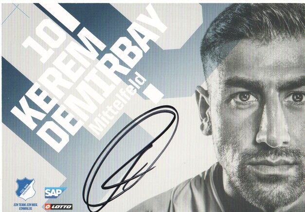 Autogramm Fussball | TSG 1899 Hoffenheim | 2018 | Kerem DEMIRBAY