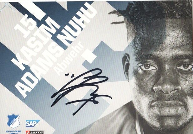Autogramm Fussball | TSG 1899 Hoffenheim | 2018 | Kasim ADAMS NUHU