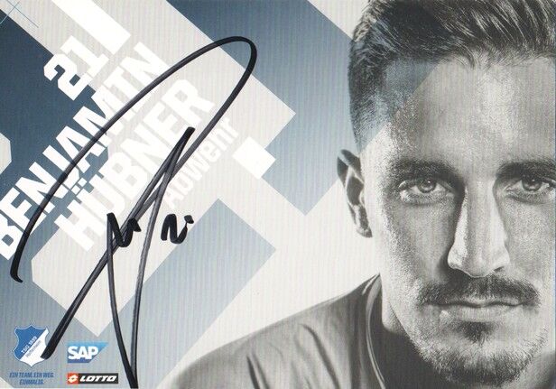 Autogramm Fussball | TSG 1899 Hoffenheim | 2018 | Benjamin HÜBNER