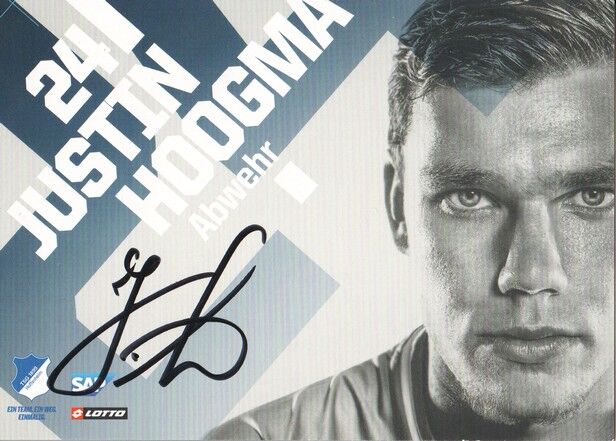 Autogramm Fussball | TSG 1899 Hoffenheim | 2018 | Justin HOOGMA